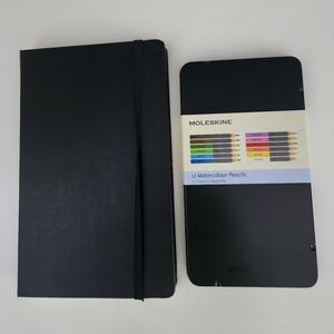 Moleskine Notebook And 12 Watercolour Pencils